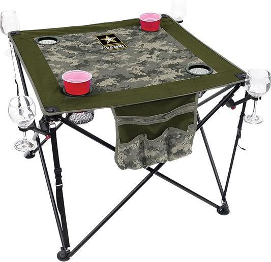 Creative Outdoor Folding Wine Table | Portable | Camping Beach Picnic & Patio