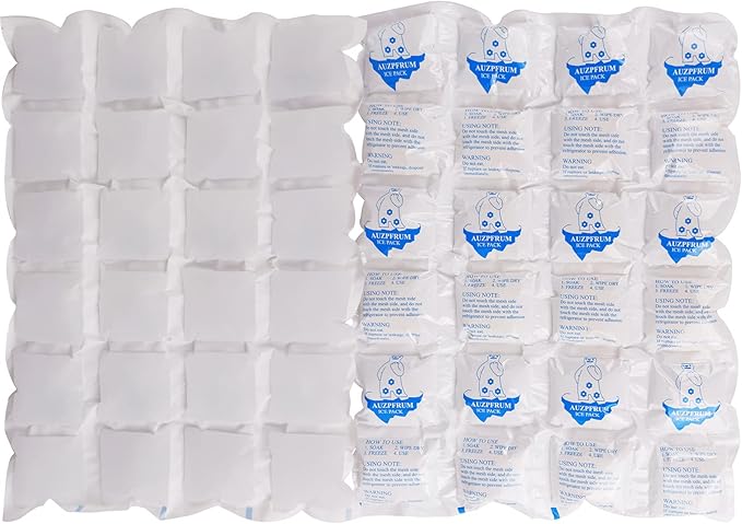 Reusable Ice Packs for Cooler Dry Ice Pack for Shipping Frozen Food & Perishables Storage & Mailing | Leak-Proof Long Lasting Cold Freezer Ice Packs for Lunch Bags & Insulated Boxes