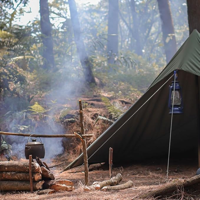 Paracord 550 lb, 7 Strand Paracord Rope 100ft 4mm, Nylon Parachute Cord for Camping, Olive Green