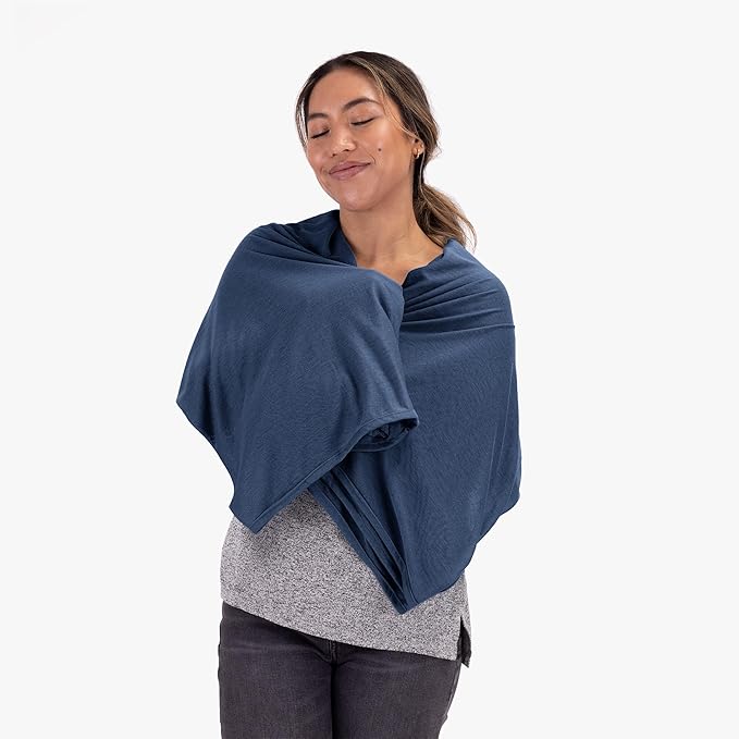 cocoon - Coolmax Travel Blanket | Compact Throw Blanket for Camping and Hiking | Fits in Backpack | Attaches to Luggage | Travel Essential | Fast Drying (Regular 70" x 55")