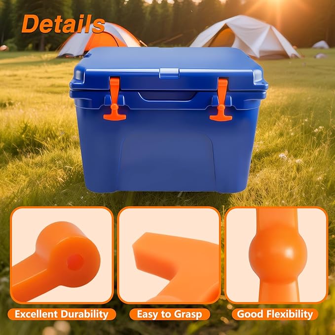 2 Pack Lid Latches Replacements Hard Cooler Handle Grips
