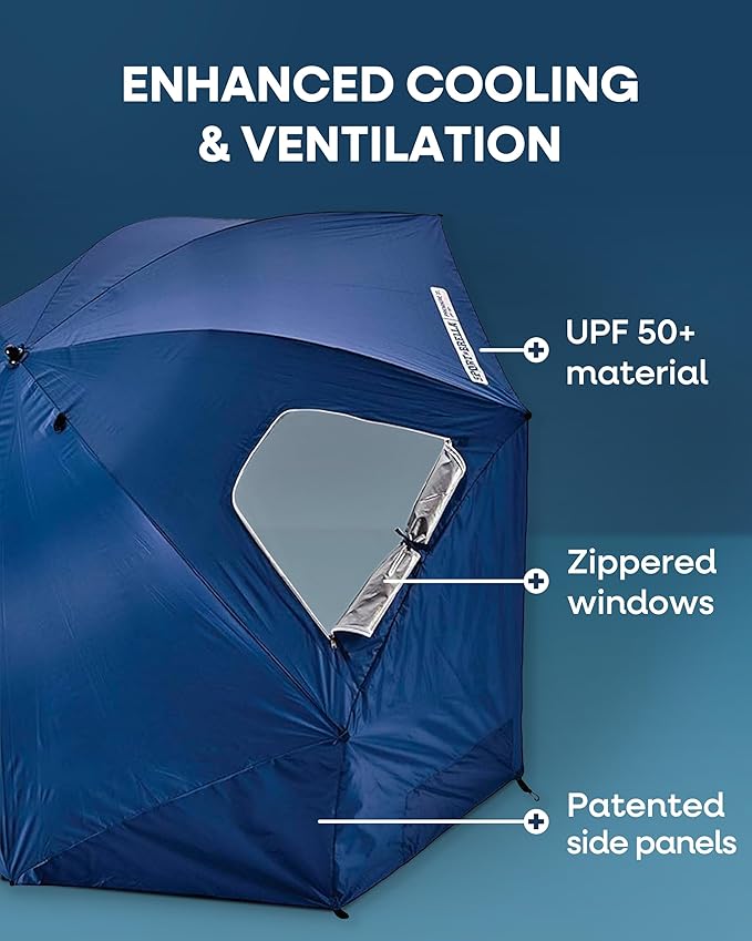 Sport-Brella Premiere XL UPF 50+ Umbrella Shelter for Sun and Rain Protection