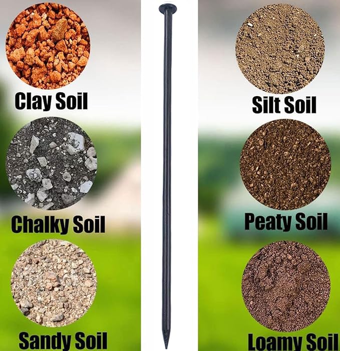 Rebar Stakes ， 16 Inch ，1/2 Inch Diameter Galvanized Steel Ground Anchors Heavy Duty Anchoring Spikes for Speed Bump, Parking Curb and Tent (10 Pack)