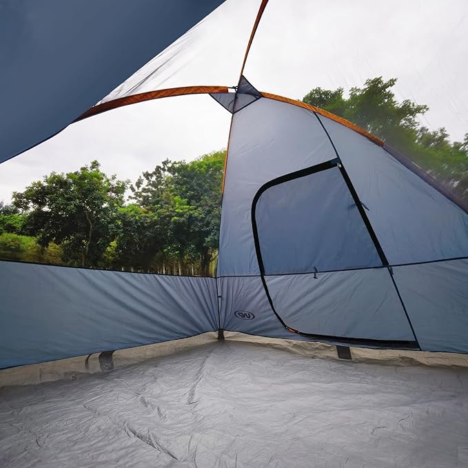 unp Camping Tent 2/3/4/6 Person Dome Tent, Easy to Set Up for Camping, Lightweight Camping Tent, Portable Camping Tent for Outdoor and Backpacking Beaches