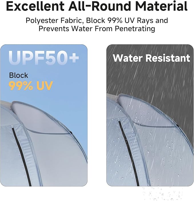 Patio Gazebo 12x12 Screen House Room, LEEDOR® Pop Up Outdoor Gazebo Tent with Roll Up Mosquito Netting, Easy Setup & Waterproof & Sunshade, Suitable for Camping Trip, Backyard, Beach, Picnic - Grey