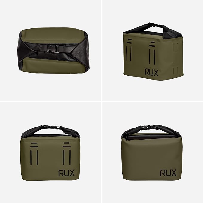 RUX 5L Cooler Cube - Our Small Cooler Bag is A Compact, Insulated Soft Cooler Perfect for Camping, Daily Carry, Or Van Life. Weatherproof, Modular, and Built to Go Anywhere.