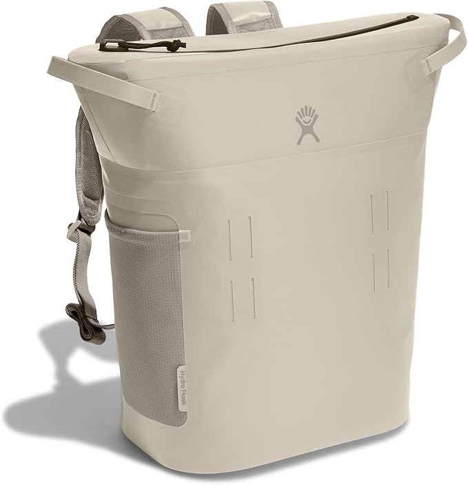 Hydro Flask 20 L Day Escape Soft Cooler - Reusable Travel Backpack - Insulated - Oat Tan
