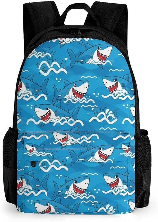 Shoulder BookBags Shark Sports Outdoor Running, Camping Backpack Men Women