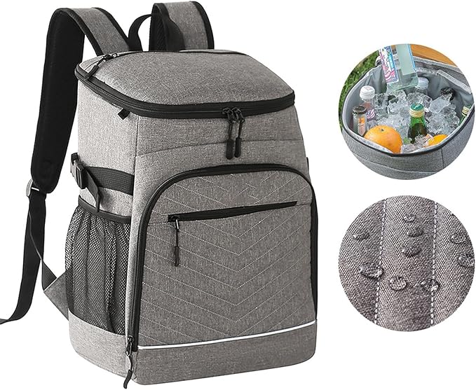 Insulated Leakproof Coolers Backpacks With Regulable Shoulder Straps Thickened Waterproofed Bag for Camping Picnics Beac