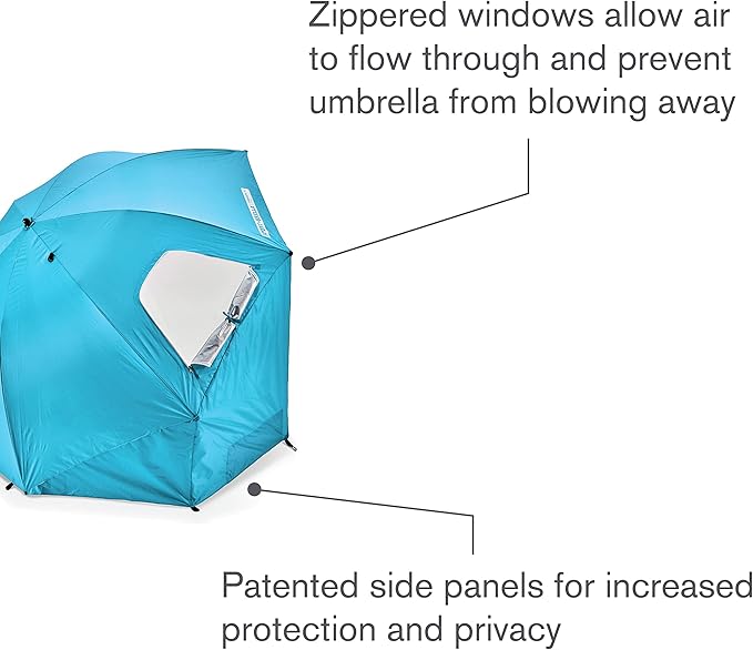 Sport-Brella Premiere XL UPF 50+ Umbrella Shelter for Sun and Rain Protection