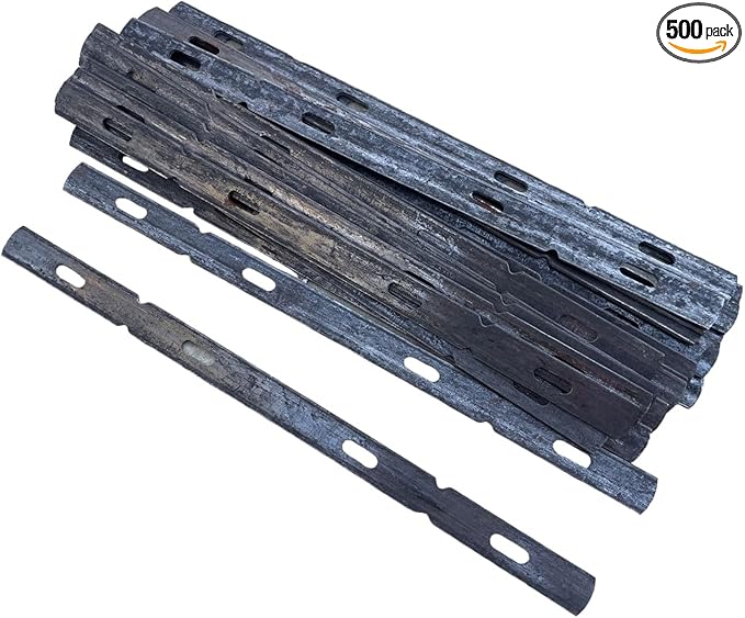 Sandbaggy X Flat Ties for Concrete Forms (for 8" Walls) - 11 Gauge Steel - Compatible with Standard Wedge Bolts - Space and Secure Modular Concrete Forms (0.82" x 14.38", 500)