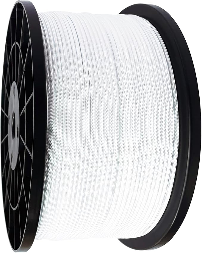 Paracord 550 lb, 7 Strand Paracord Rope 1000ft 4mm, Nylon Parachute Cord for Camping, White