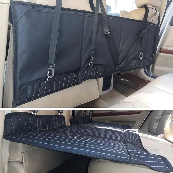 Non-Inflatable Car Mattress, Car Back Seat Extender, Portable SUV Mattress, Folding Car Bed Mattress, Car Camping Mattress Back Seat, Car Travel Camping Mattress for Sleeping