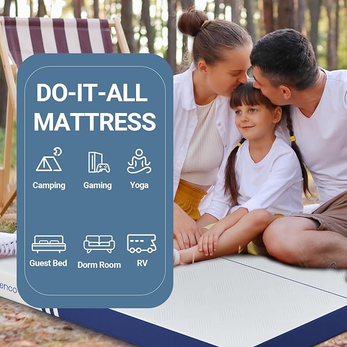 Avenco Foldable Mattress Twin, Folding Mattress 4 Inch Memory Foam, Trifold Mattress Portable with Removable Cover & Detachable for Guest Room/Caravan/Camping/Travel, Twin Size 75"x39"x4"