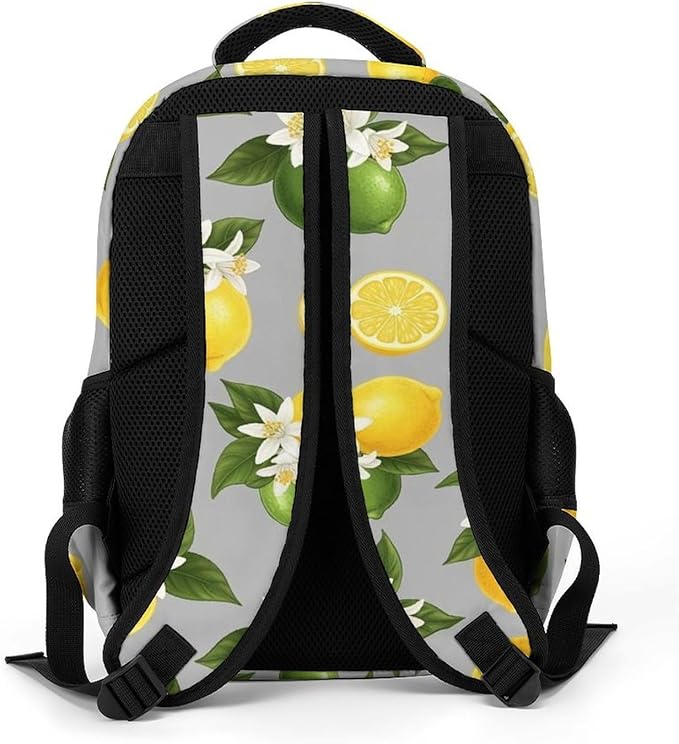 Hiking Travel Backpack Lemon Tree for Men Women, Waterproof Anti Theft Laptop Rucksack with Multi Compartments for Outdoor Sports