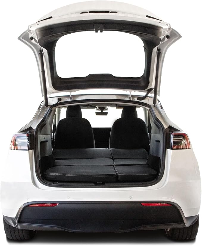 Holda Custom Fit Neoprene Mattress Compatible with Tesla Model Y (2020-2025) – 2-Piece Set, Water Resistant, Durable, Easy Install, Camping & Overlanding Comfort