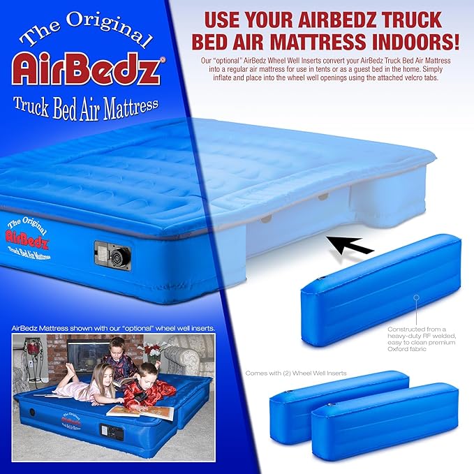 Pittman Outdoors PPI-AC5 AirBedz Original Truck Bed Air Inflatable Wheel Well Side Inserts | Fits PPI-101 Through PPI-104