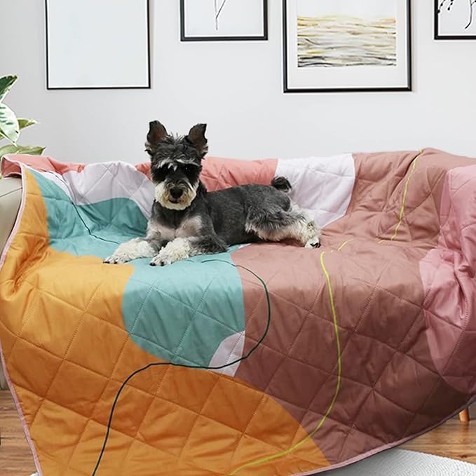 Exclusivo Mezcla Waterproof Picnic Blanket 60x80 Inches Large Multicolor Floral Polyester Sandproof Modern Camping Blanket