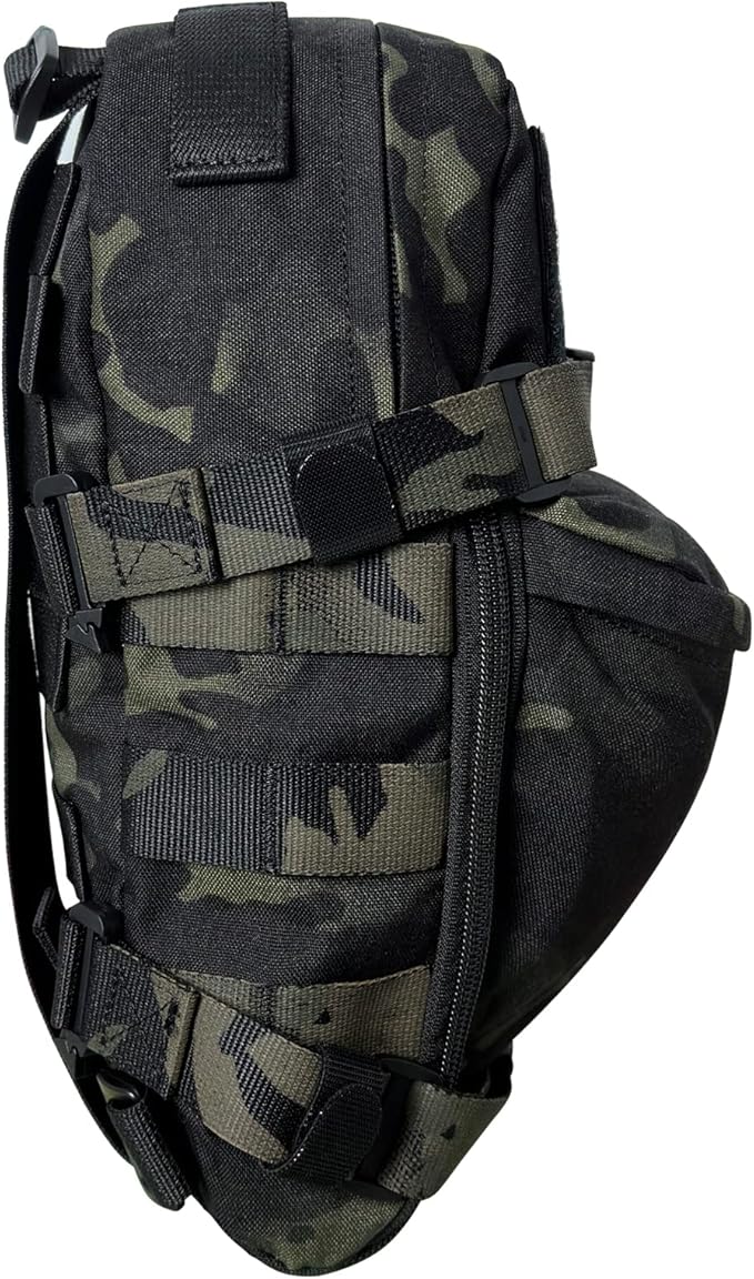 Tactical Hydration Backpack for 2L Hydration Bladder, Lightweight Hydration Backpack MOLLE Water Carrier for 2L Hydration Bladder Reservoir Pack for Hiking Biking Running Climbing