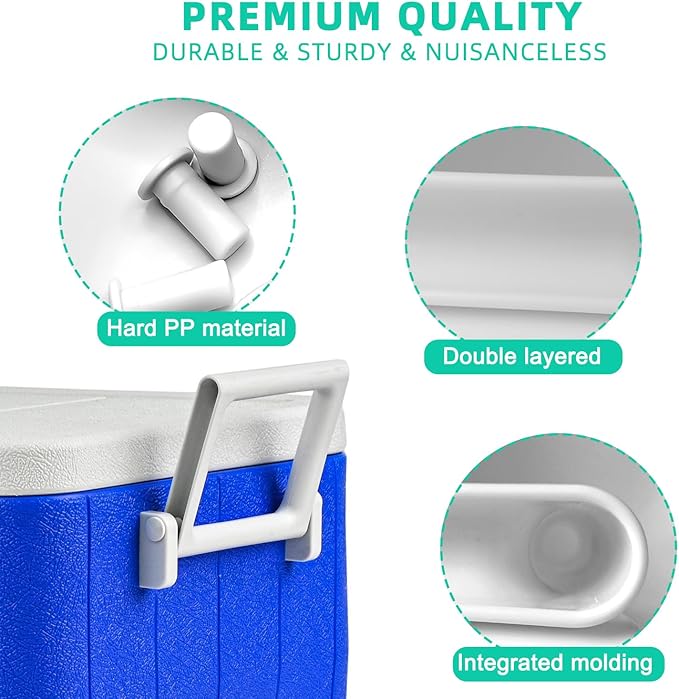 Cooler Handle Replacement Kit for Coleman Xtreme & 2-Way,Double-Layer Durable Design Part #3000005306/#R5286B120G Compatible