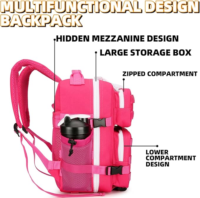 9L Mini Tactical Backpack for Men and Women Tactical Backpack Small for Hiking Small Tactical Bag Fitness Pack
