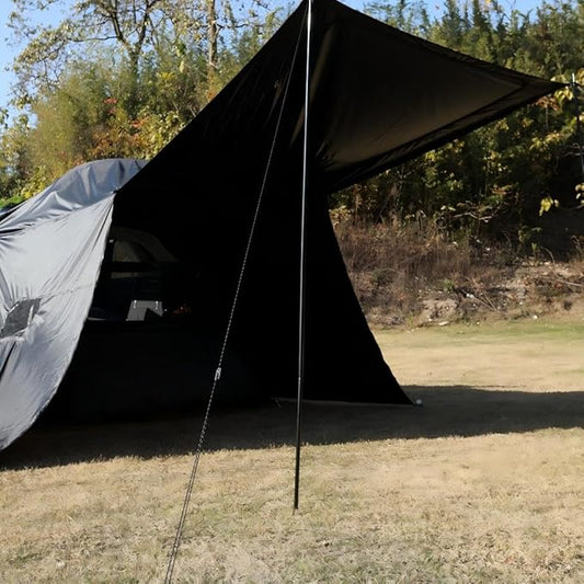 2-in-1 Hatchback Tent & Car Awning | SUV/Minivan Tailgate Sun Shelter for Camping, Beach & Road Trips Waterproof 3000MM UPF 50+ (Upgraded Rip-Resistant)