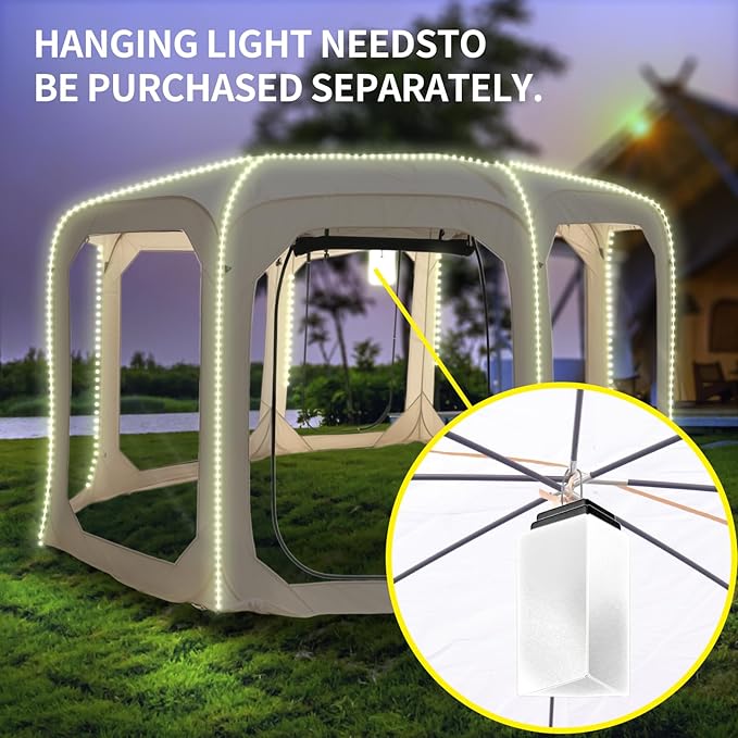 Screen House Tent Portable Canopy with Floor Mosquito Net Outdoor Room Perfect for Patio Backyard Gazebo Picnic Mesh.