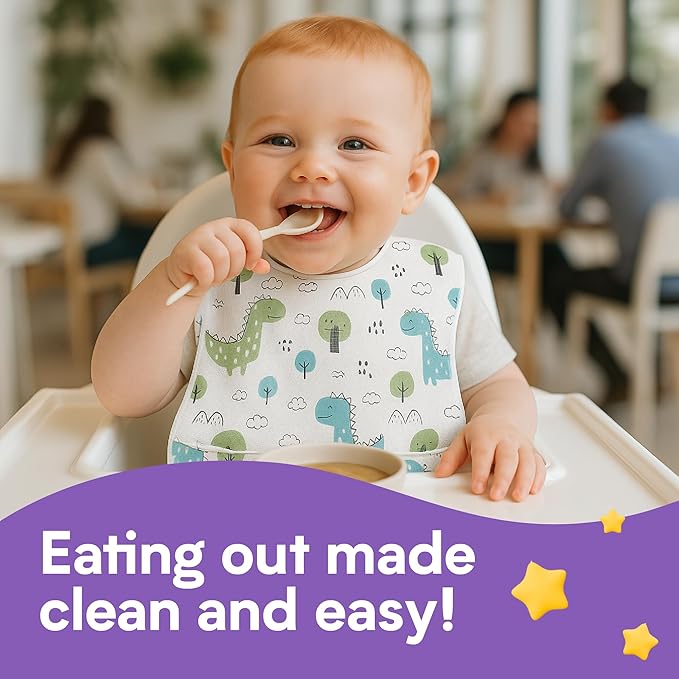 Eli with Love Disposable Bibs Individually Wrapped