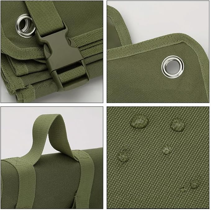 Outdoor Camping Tactical Training Shooting Mat Anti Slip Pad, Waterproof and Moisture-Proof Folding Mat Picnic Blanket Portable with Carry Strap