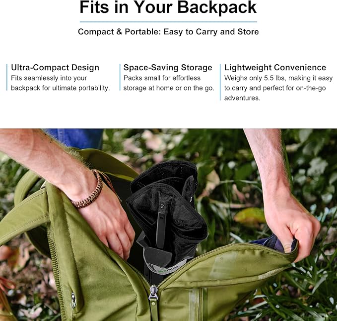 Camping Chairs for Adults, Supports 600 Lbs Lightweight Folding Camping Chair, Collapses to Size of Water Bottle Portable Camping Chair for Outdoor, Beach, Lawn, Travel, Picnics