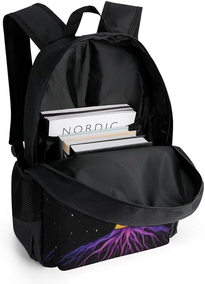 Adults Lightweight Dna Tree Of Life Art Shoulder Book Bags Big Capacity Shoulder Bag With Adjustable Shoulder Straps for Trekking Work Walking Cycling