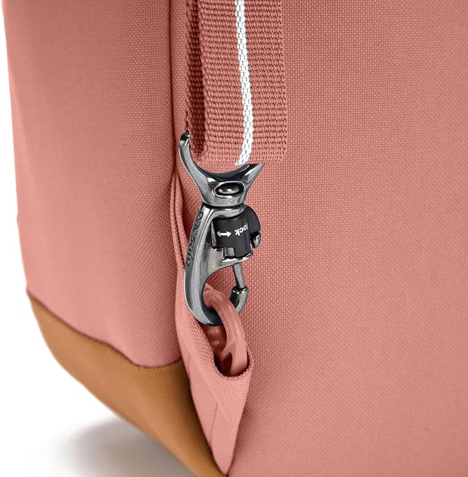 Pacsafe GO 15L Anti Theft Backpack, Rose
