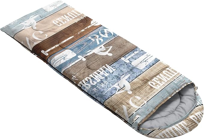 Kids Sleeping Bag for Boys Girls,Bohemian Cowboy Print-Lightweight Warm Portable Outdoor Indoor-Waterproof Cold Weather Resistant Sleeping Bag for Camping Hiking