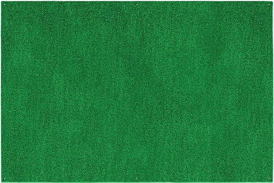 House, Home and More Outdoor Turf Rug - Green - 10 Feet X 15 Feet