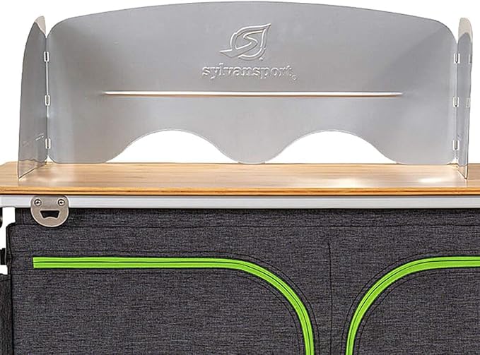 SylvanSport Outdoor Camp Kitchen for Easy Cooking, Clean Up, and Camping Meal Prep - Great for Campsites, Tailgates, BBQs and Glamping - Camping Essentials - Dine-O-Mite Small Version