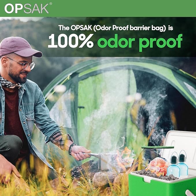 LOKSAK - OPSAK Odorproof Dry Bags for Backpacking, Hiking and Storage- Resealable Reusable and Recyclable Storage Bags (Assorted Sizes 3-Pack)