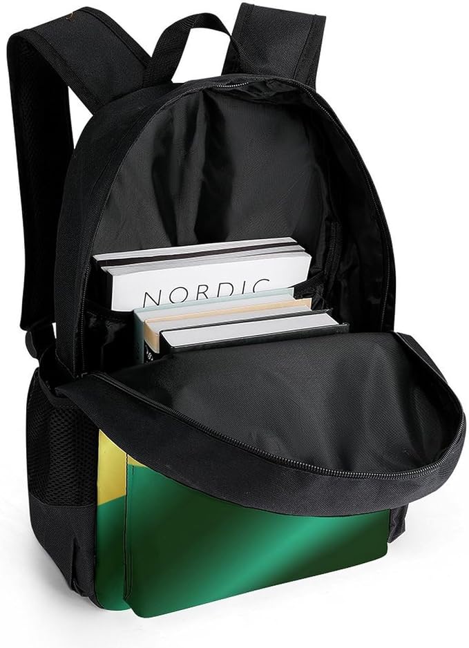 Lightweight Daypack Backpack for Trekking Work Running, Big Capacity Multipurpose Anti-Theft Bookbag, Flag Of Ghana Business Computer Bag