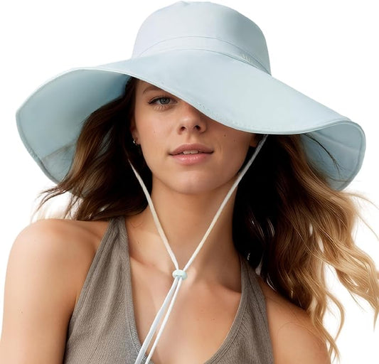 BENEUNDER Reversible Wide Brim Sun Bucket Hats UPF50+ UV Protection Foldable for Women Outdoor Beach Vacation Travel