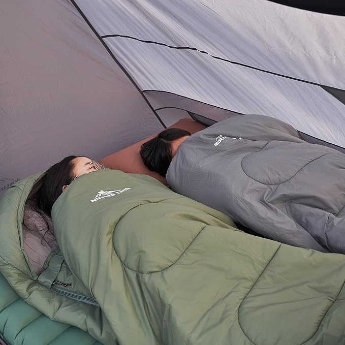 Lightweight Sleeping Bag 2.43lbs, Backpacking Sleeping Bag 46℉-59℉, Nylon Shell and Lining, Waterproof, Compact, Ultralight Sleeping Bag for Backpacking Camping Hiking