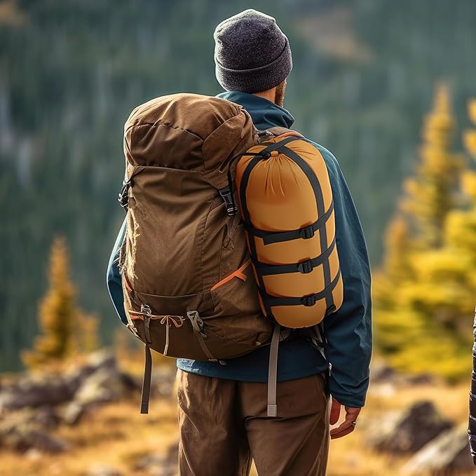 Compression Sack for Sleeping Bag Store Ultralight Sleeping Bag Compression Stuff Sack 15l 25l Space Saving Gear for Travel Camping Hiking Outdoor