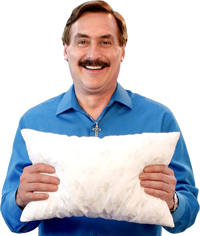 MyPillow Multi-Use Travel Pillow Compact Pillow for On-The-Go Comfort and Sleeping, Portable, Compact, Washable Pillow for Adult and Kids Neck Support [Olive Leaf]