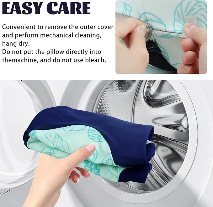 Knee Pillow for Side Sleepers, Camping Pillow, Leg Pillow, Small Memory Foam Pillow Travel, Comfortable Leg Pillow for Side Sleeping, Compatible for Camping