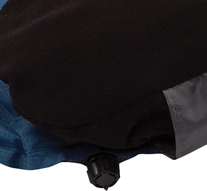 Coleman Silverton Self-Inflating Sleeping Pad, Lightweight Camping Pad with Pillow, Comfortable Sleeping Mat with Side Bumpers, Easy Inflation