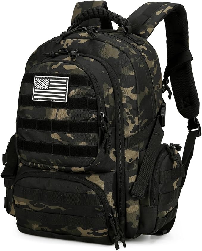30L Military Tactical Backpack for Men 3 day Assault Pack Molle Backpack Tactical Hiking Rucksack