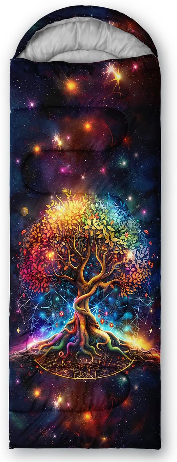 AILONEN Girls Pink Camping Sleeping Bags,Lightweight & Waterproof,3 Season Warm & Cool Weather,Cute Bow Duck Print Sleeping Bags for Kids,Girls,Adults Travelling,Outdoors