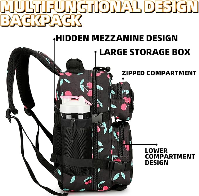 9L Mini Tactical Backpack for Men and Women Tactical Backpack Small for Hiking Small Tactical Bag Fitness Pack