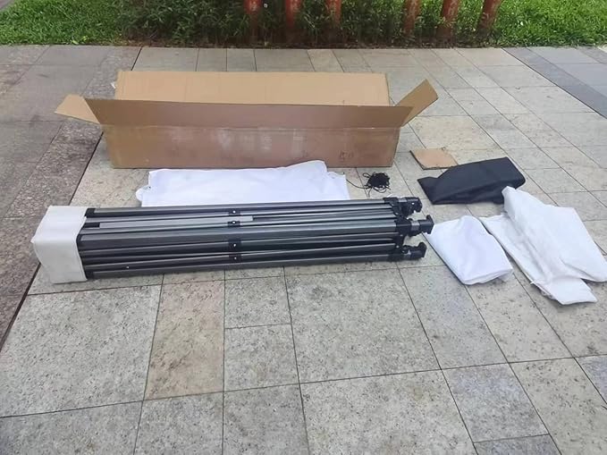 COBIZI 10x10 Pop Up Canopy Tent with Awning,Heavy Duty Canopy UPF 50+ All Season Wind Waterproof Commercial Outdoor Street Vendors Party Tents for Parties Canopy with Carry Bag(10 x 10 ft Gray)