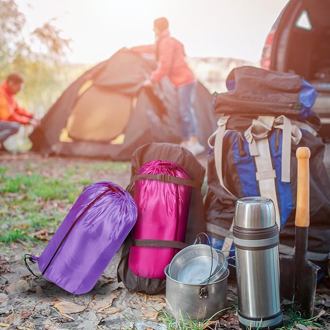 Tudomro 2 Pcs Camping Sleeping Bag for Adults, Lightweight Packable Waterproof Camping Gear Equipment to Keep Warm for Spring Summer Fall Indoor Outdoor Backpacking Hiking Travel