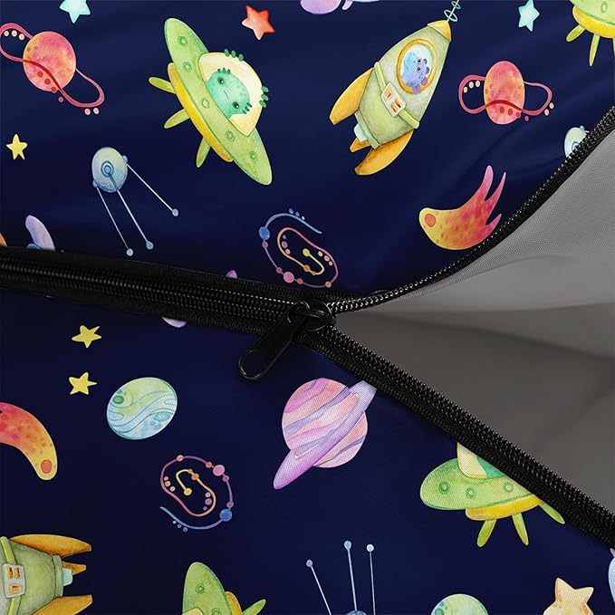 Sleeping Bags for Adults Youth Kids,3D Printing Camping Sleeping Bag for Girls Boys Lightweight Waterproof Cold/Warm Weather Sleeping Bag for 3 Seasons