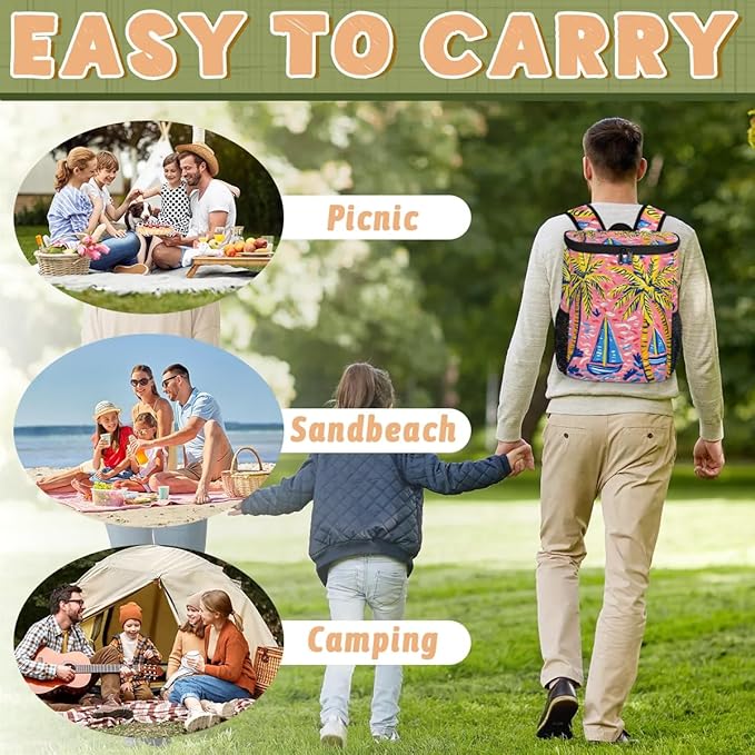 Backpack Cooler,Soft Lightweight Leakproof Cooler Backpack,13L Insulated Cooler Bag,Keeps 30 Cans Hot/Cold for Up to 8 Hours,Waterproof Lunch Backpack for Men Women